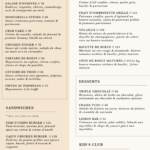 Menu Cantine Mouton Noir Marrakech June 2023 595511